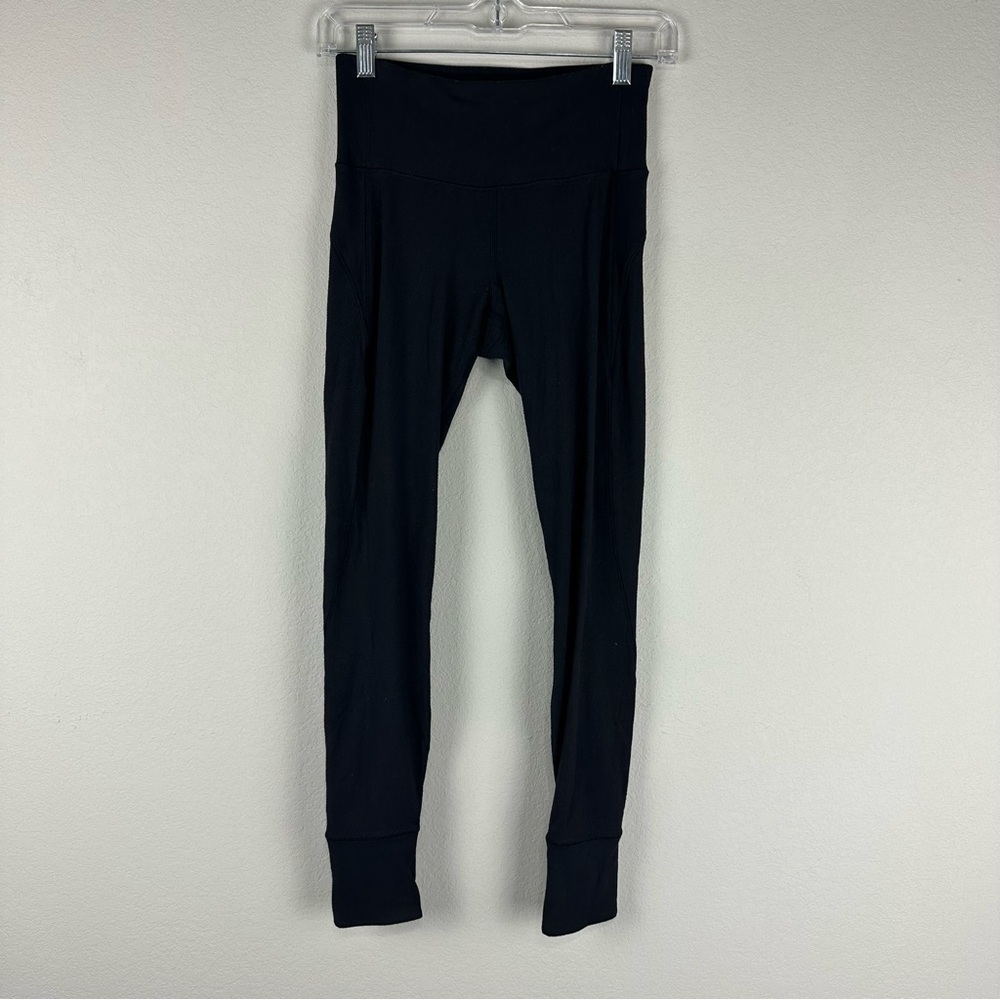 Lululemon Black Rush Hour Athletic Athleisure Tights Leggings Size 4